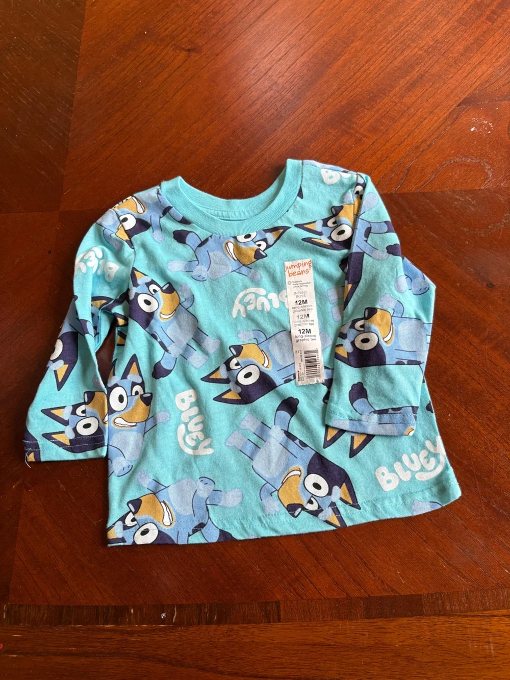 NWT 3 piece set boys size 12M TR176 all long sleeved
